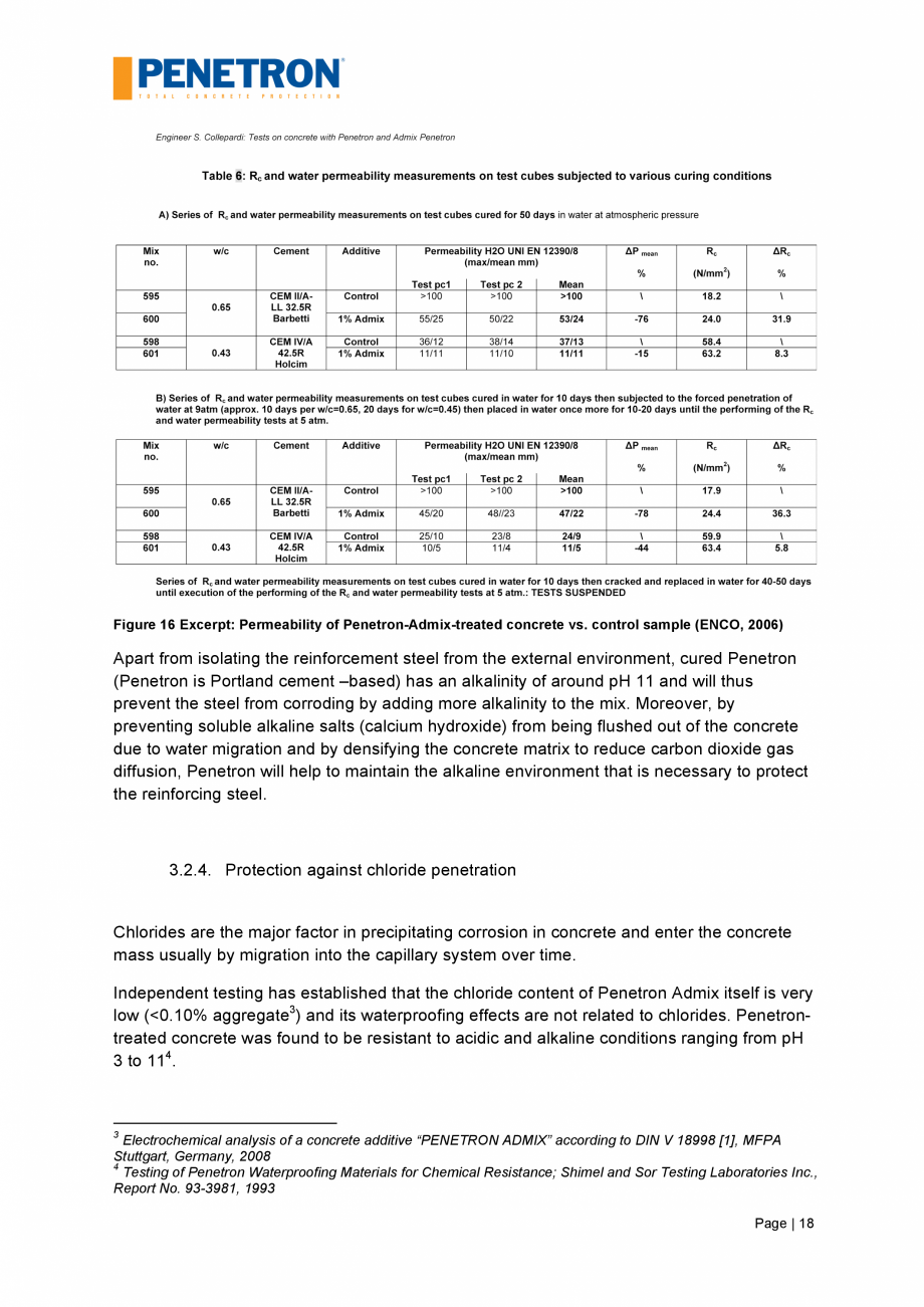 Pagina 19-Impermeabilizarea podurilor si a puntilor de pod PENETRON PENETRON, PENETRON ADMIX Catalog, brosura ...