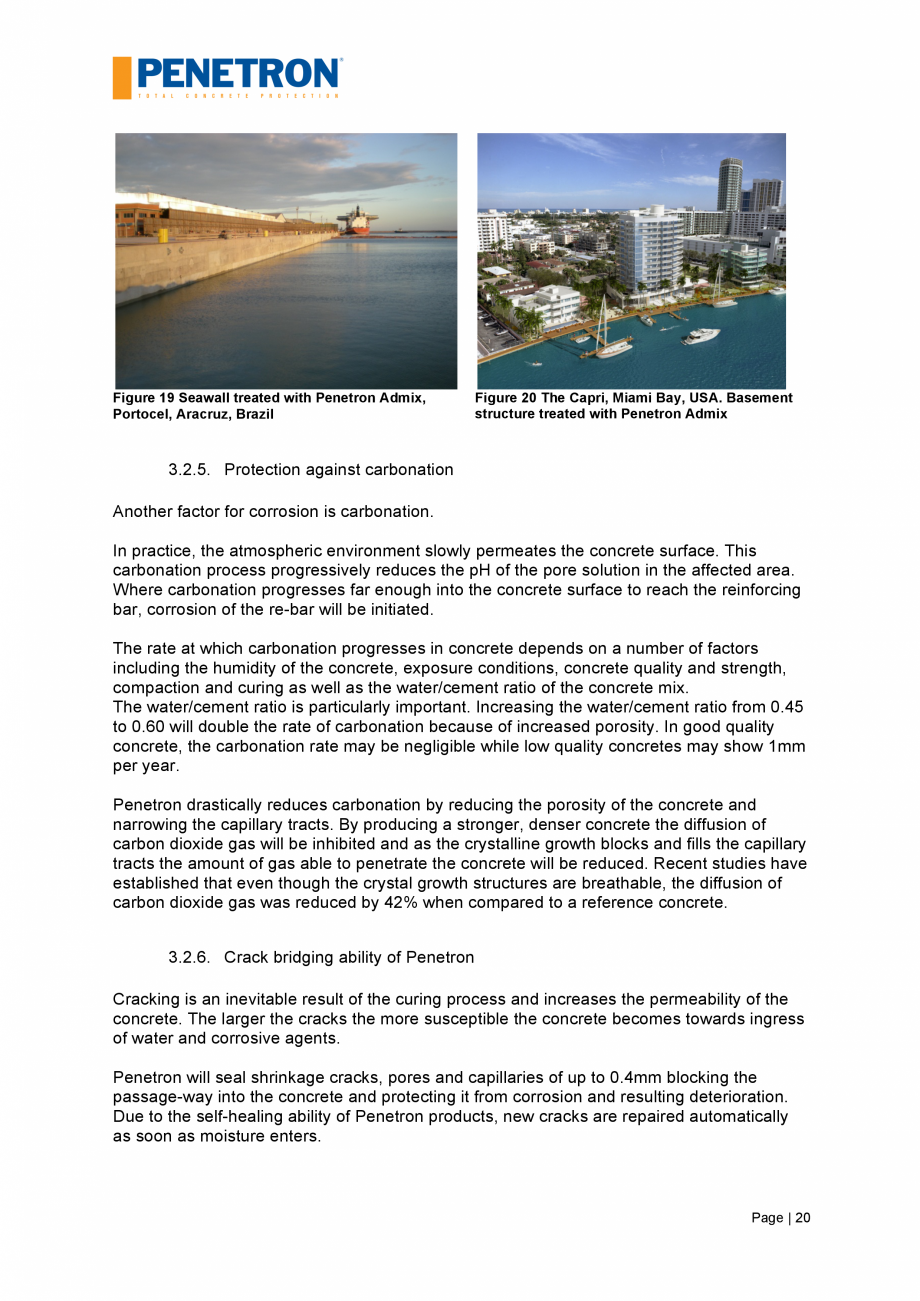 Pagina 21 - Impermeabilizarea podurilor si a puntilor de pod PENETRON PENETRON, PENETRON ADMIX...