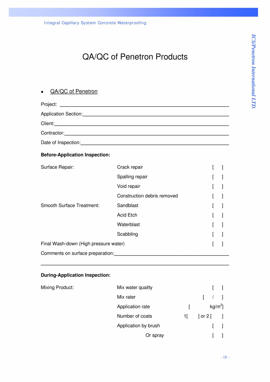 Pagina 18 - Structuri de poduri PENETRON PENETRON PLUS, PENETRON ADMIX Catalog, brosura Engleza n...