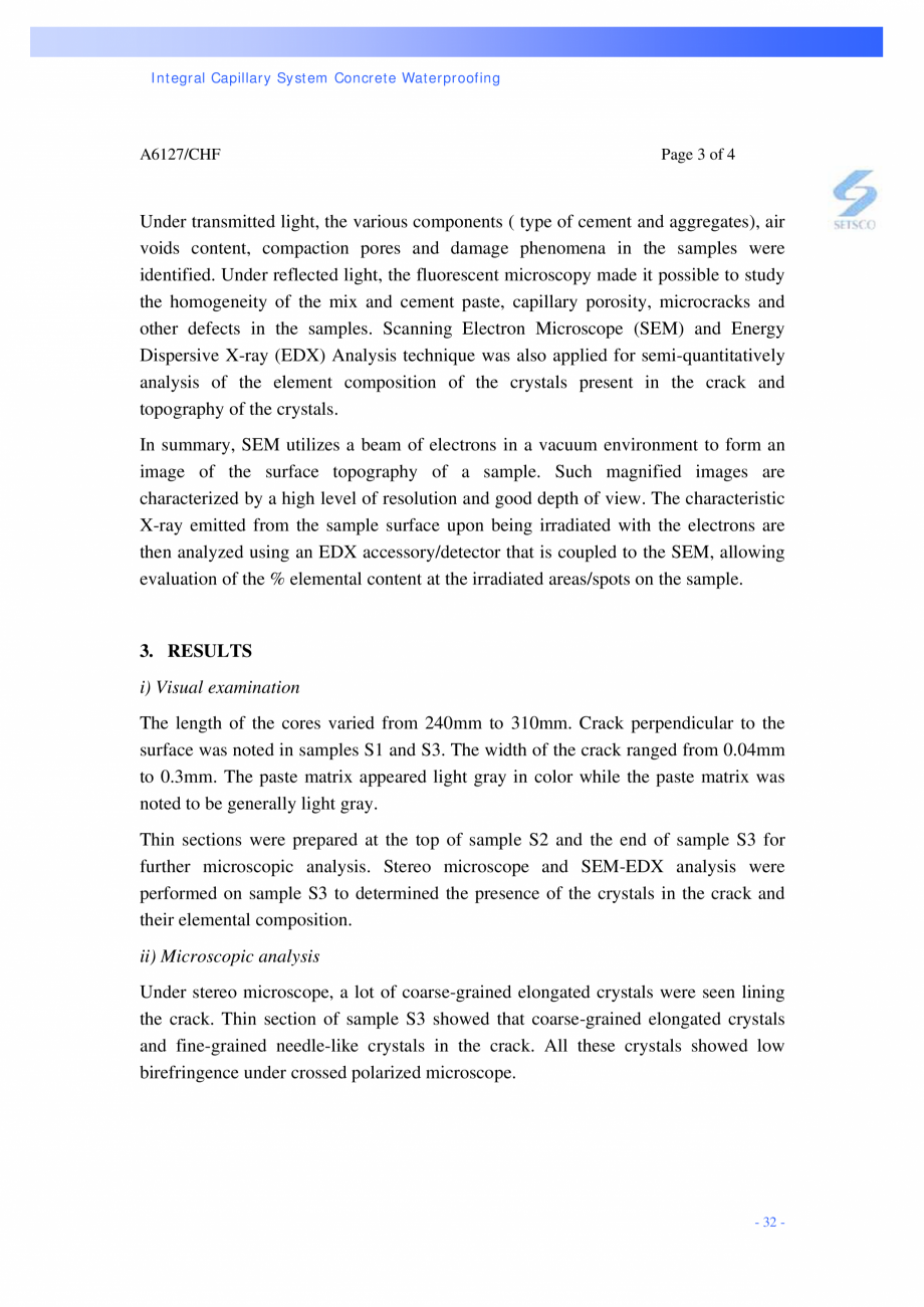 Pagina 32 - Structuri de poduri PENETRON PENETRON PLUS, PENETRON ADMIX Catalog, brosura Engleza l...