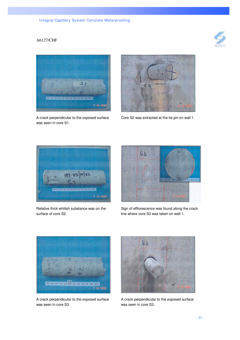 Pagina 37 - Structuri de poduri PENETRON PENETRON PLUS, PENETRON ADMIX Catalog, brosura Engleza s
3....
