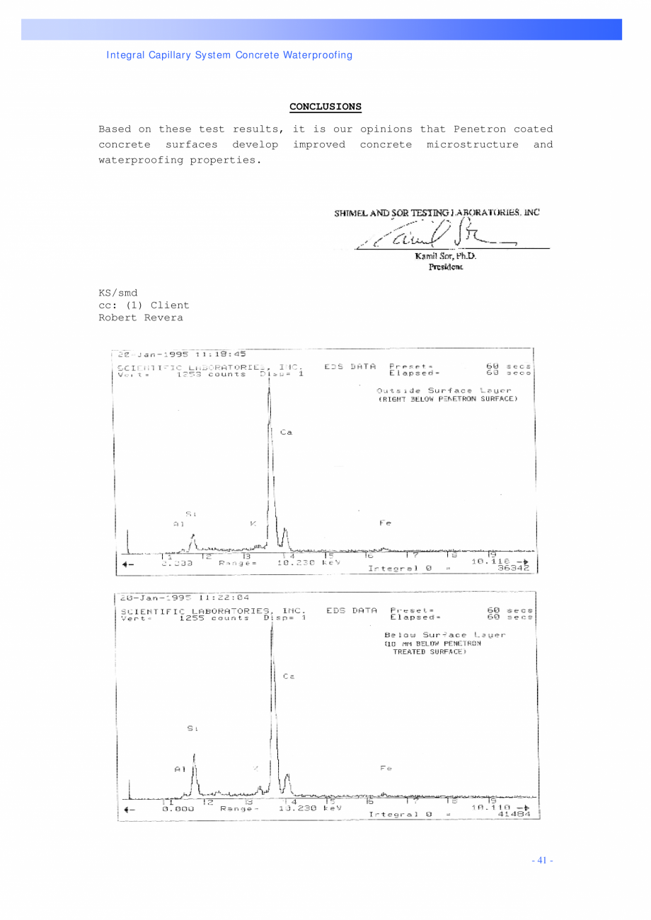 Pagina 41 - Structuri de poduri PENETRON PENETRON PLUS, PENETRON ADMIX Catalog, brosura Engleza te...