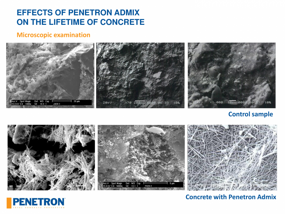 Pagina 52 - Rezistenta betonului PENETRON PENETRON ADMIX Catalog, brosura Engleza 