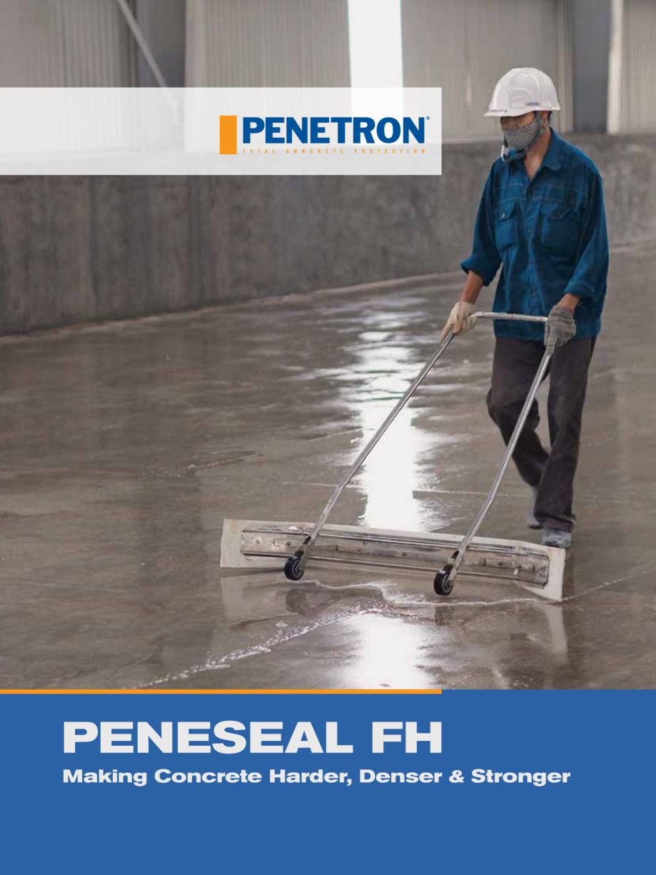 Pagina 1-Tratament permanent pentru pardoseli PENETRON PENESEAL FH Catalog, brosura Engleza PENESEAL FH...