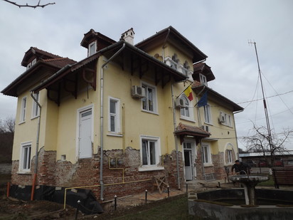 Zonele afectate DRYZONE Stoparea igrasiei in peretii de caramida la un imobil in Deleni, Sibiu