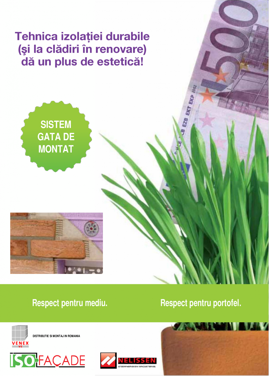 Pagina 1-Termosistem cu caramida aparenta NELISSEN Catalog, brosura Romana Tehnica izolaţiei durabile
(şi...