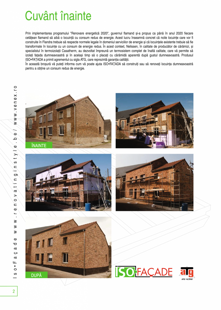 Pagina 2 - Construire/renovare durabila si eficienta energetica NELISSEN Catalog, brosura Romana 