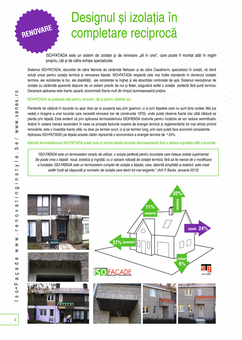 Pagina 4 - Construire/renovare durabila si eficienta energetica NELISSEN Catalog, brosura Romana 