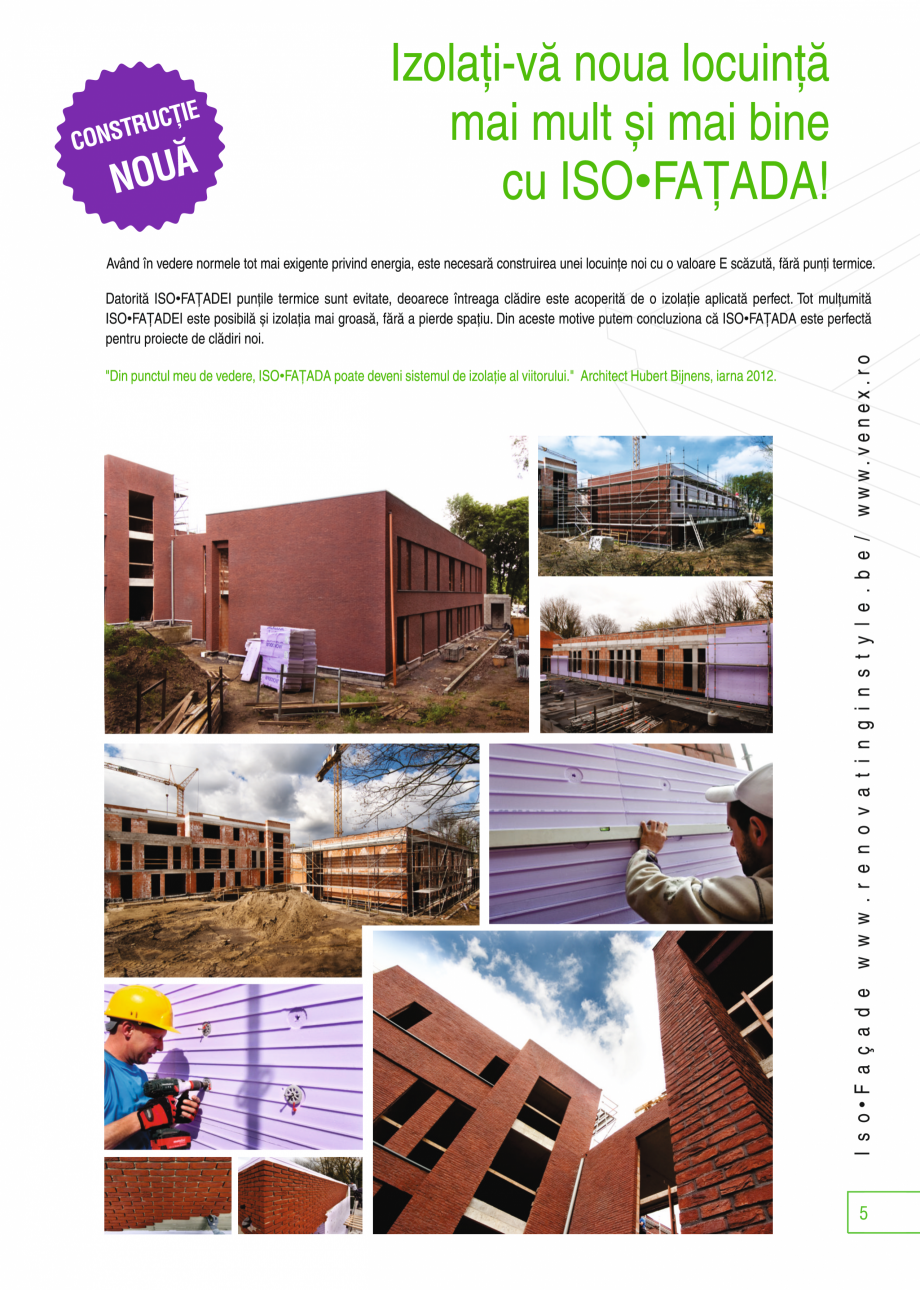 Pagina 5 - Construire/renovare durabila si eficienta energetica NELISSEN Catalog, brosura Romana 