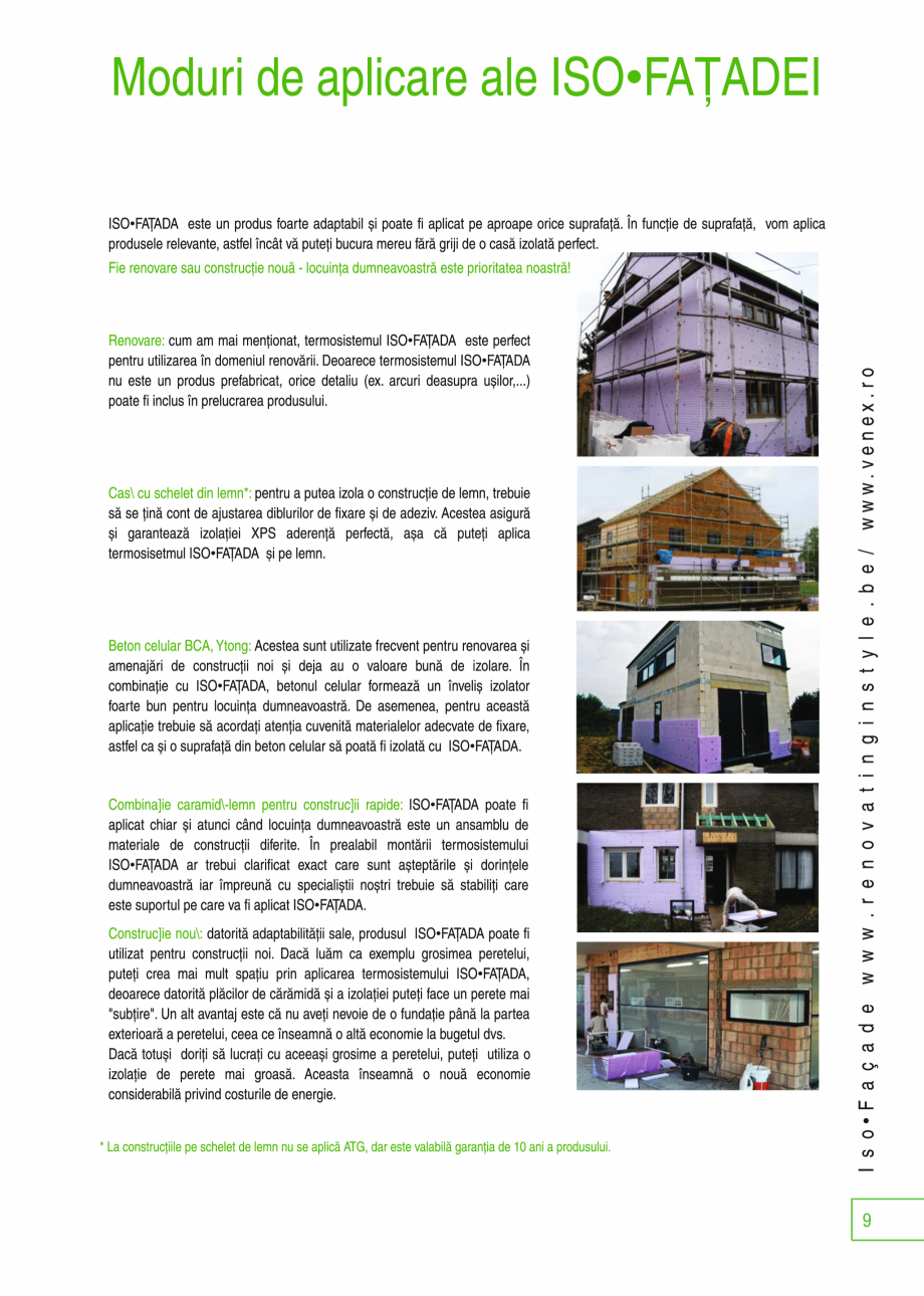 Pagina 9 - Construire/renovare durabila si eficienta energetica NELISSEN Catalog, brosura Romana 