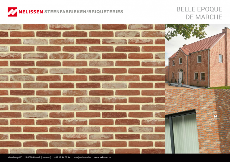 Pagina 1-Caramida aparenta NELISSEN Belle Epoque de Marche Fisa tehnica Engleza, Germana, Franceza belle...