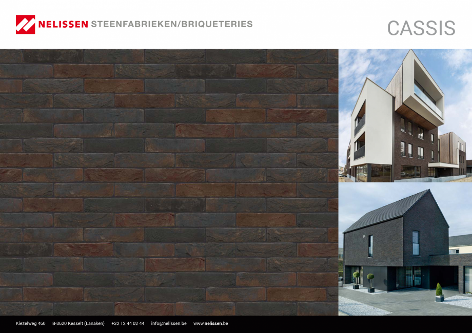 Pagina 1-Caramida aparenta NELISSEN Cassis Fisa tehnica Engleza, Germana, Franceza cassis

Kiezelweg 460
...