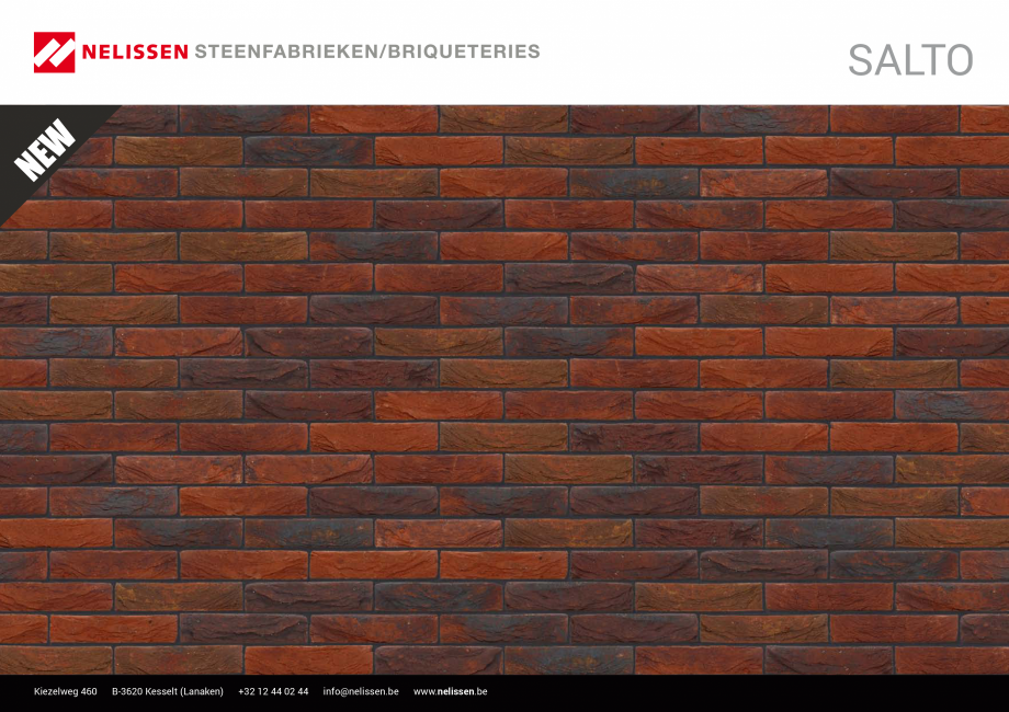 Pagina 1-Caramida aparenta NELISSEN Salto Fisa tehnica Engleza, Germana, Franceza SALTO

Kiezelweg 460
...