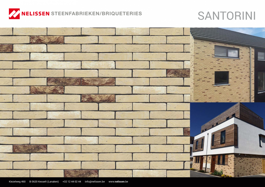 Pagina 1-Caramida aparenta NELISSEN Santorini Fisa tehnica Engleza, Germana, Franceza SANTORINI

Kiezelweg...