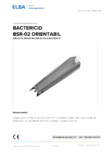 Lampa bactericida ELBA-COM