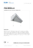 Corp pentru iluminat interior LED ELBA-COM - FISA-BENELUX