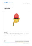 Lampa de balizaj cu filtru rosu ELBA-COM - LBFR-03