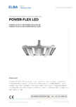 Corp de iluminat industrial si pentru spatii largi ELBA-COM - POWER-FLEX-01 LED, POWER-FLEX-02 LED, POWER-FLEX-03 LED