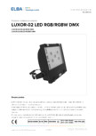 Proiector exterior arhitectural  ELBA-COM - LUXOR-02 LED RGB/RGBW