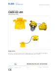 Cutie aparataj pentru corp antiexploziv de iluminat ELBA-COM - CAEX-02 LED