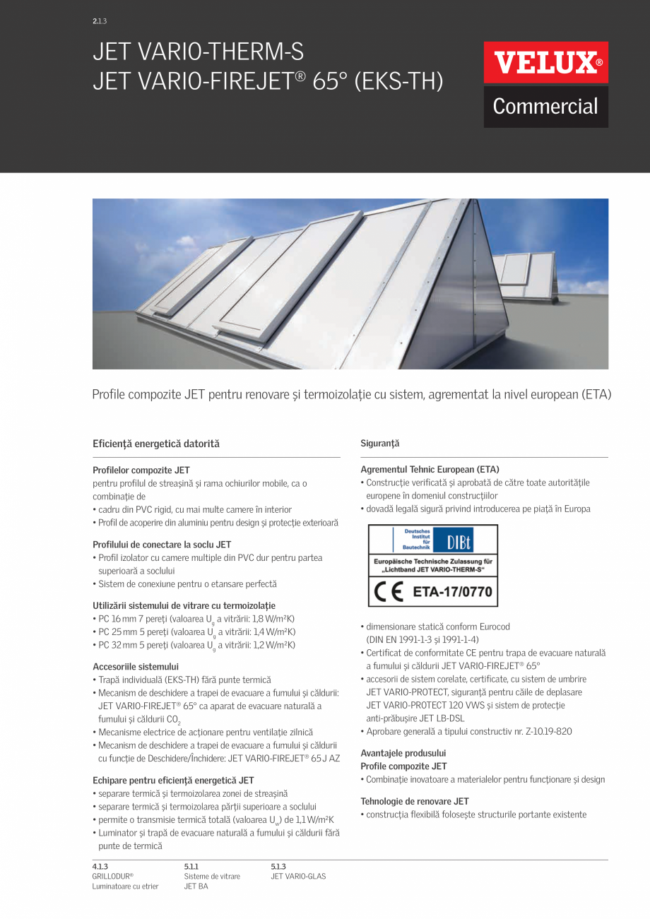 Pagina 1-Sisteme cu profile compozite pentru renovare si termoizolatie cu sistem VELUX Commercial Vario Therm...