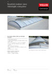 Luminatoare continue - protectie contra insectelor VELUX Commercial - Vario Therm, Vario Norm