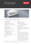Sistem de soclu metalic  tip ISO-THERM AK VELUX Commercial - Cupole luminate