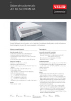 Sistem de soclu metalic  tip ISO-THERM AK VELUX Commercial