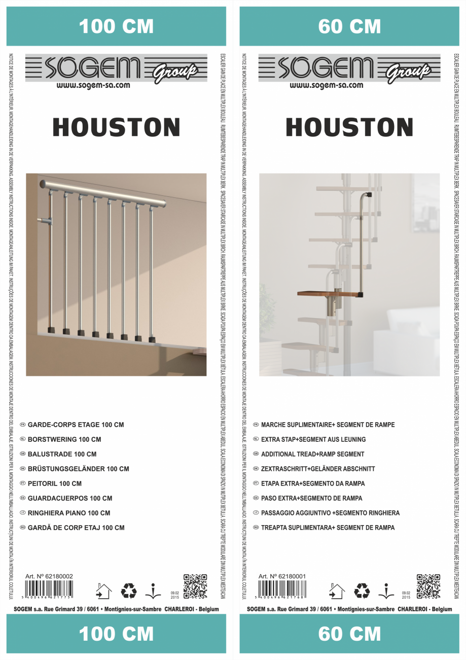 Pagina 1 - Garda de corp si treapta suplimentara pentru scari cu rampa SOGEM Houston Catalog,...