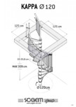 Dimensiuni scari pe structura metalica SOGEM - Kappa