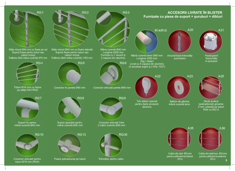 Pagina 5-Accesorii - Balustrade din lemn si din metal SOGEM Catalog, brosura Romana 8

MAX 100 cm

S3

S9

S4...