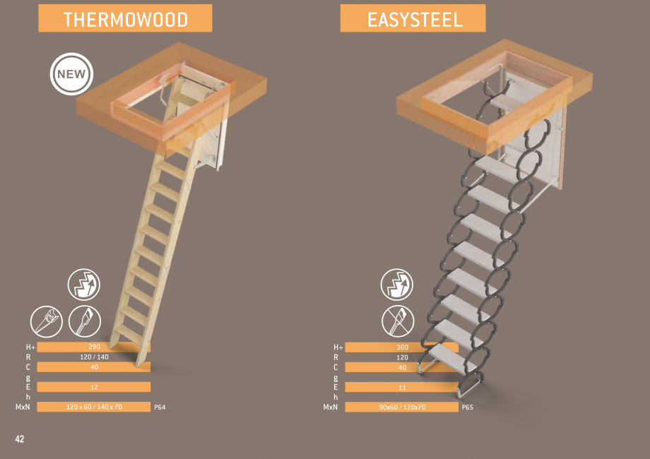 Pagina 43-Scari in kit din lemn si din metal SOGEM Catalog, brosura Romana, Engleza, Germana, Franceza,...