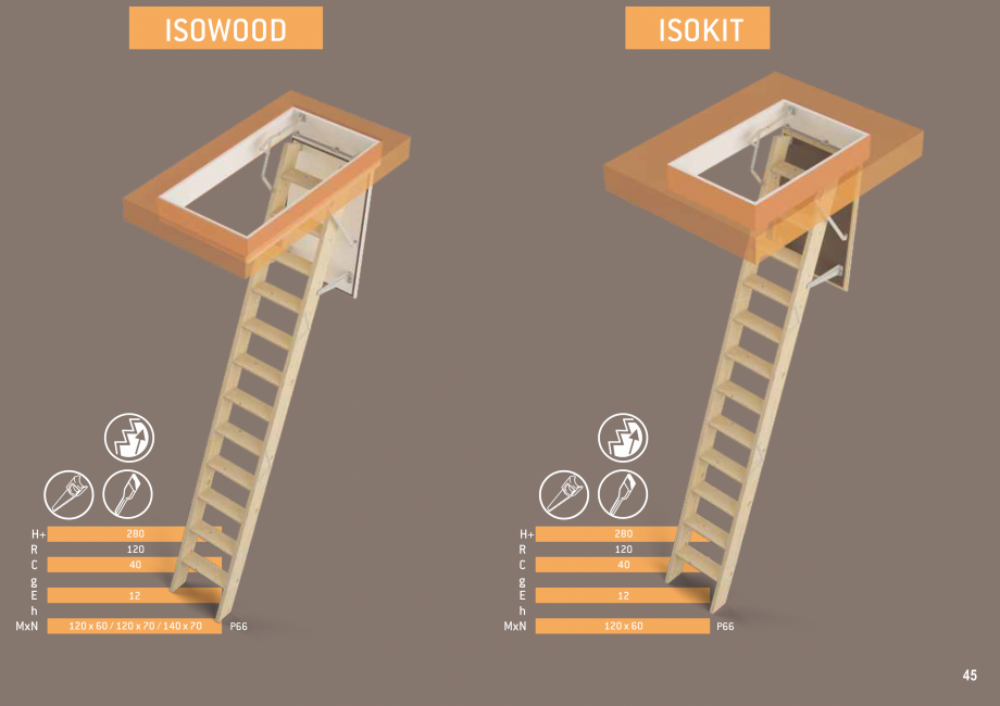 Pagina 46-Scari in kit din lemn si din metal SOGEM Catalog, brosura Romana, Engleza, Germana, Franceza,...