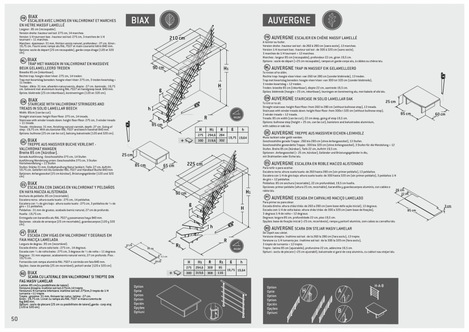 Pagina 51-Scari in kit din lemn si din metal SOGEM Catalog, brosura Romana, Engleza, Germana, Franceza,...