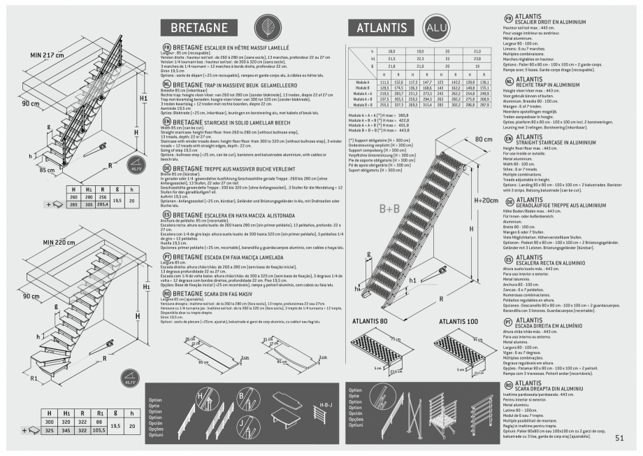 Pagina 52-Scari in kit din lemn si din metal SOGEM Catalog, brosura Romana, Engleza, Germana, Franceza,...