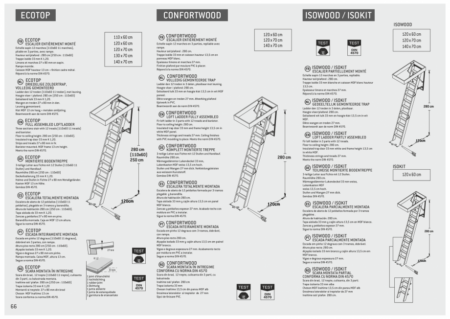 Pagina 67-Scari in kit din lemn si din metal SOGEM Catalog, brosura Romana, Engleza, Germana, Franceza,...