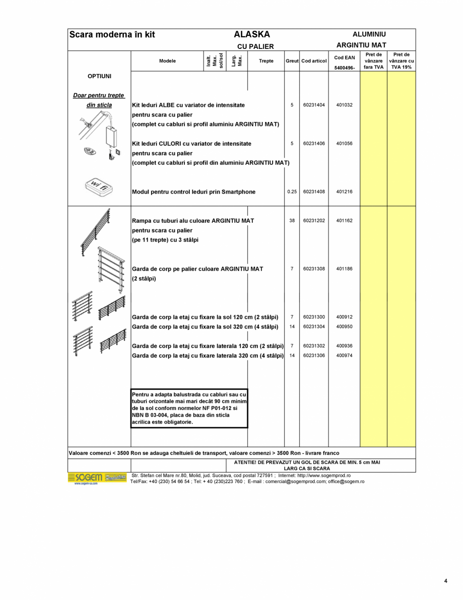 Pagina 5-Scari moderne pe structura metalica  SOGEM Etna Fisa tehnica Romana 01025

0.25

60231408

401216
...