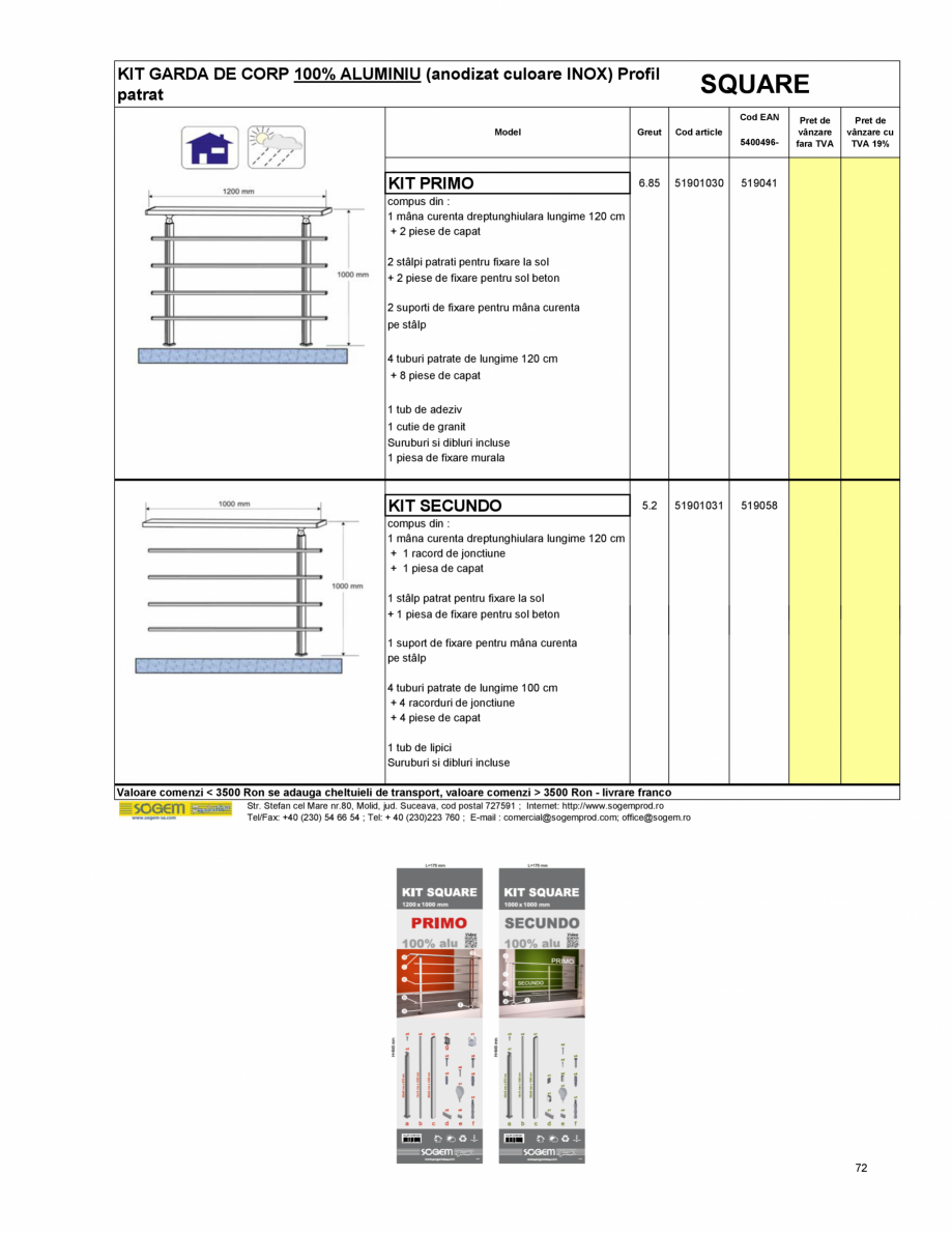 Pagina 78-Scari moderne pe structura metalica  SOGEM Etna Fisa tehnica Romana ea
cu min. 20 cm
si max. 24 cm

...