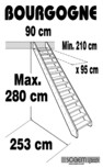 Scara pe structura din lemn SOGEM - Bourgogne