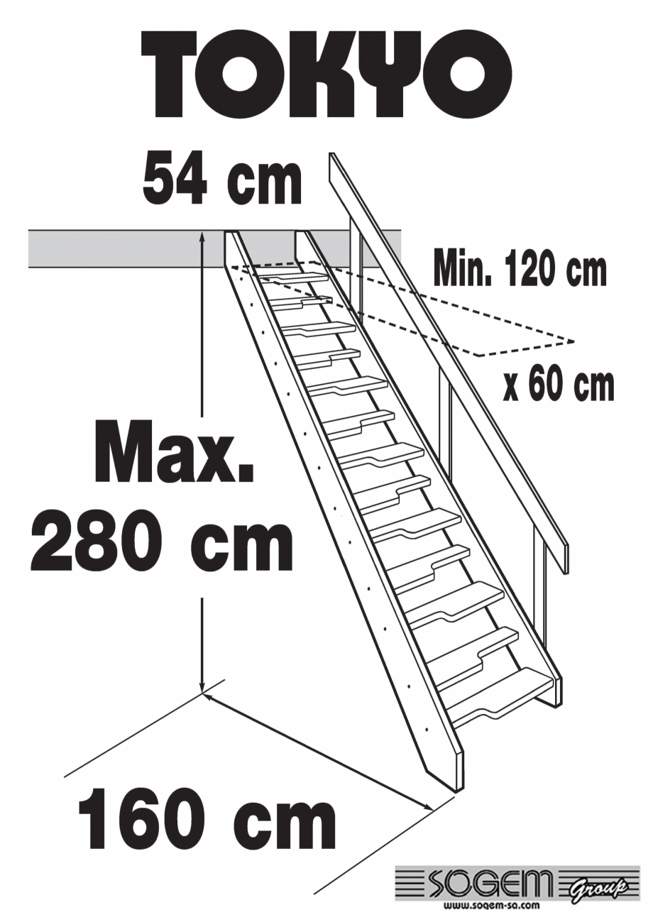 Pagina 1-Scara pe structura din lemn SOGEM Tokyo Specificații tehnice Romana 