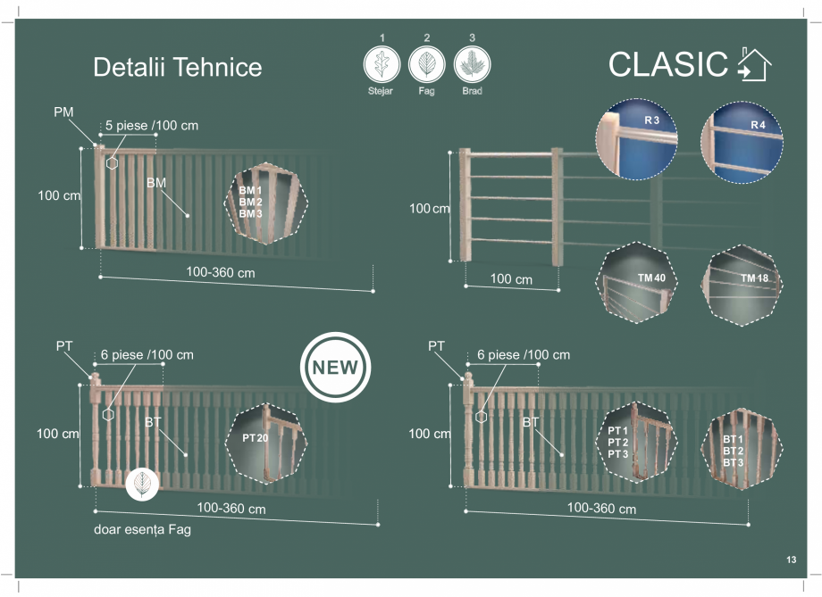 Pagina 13-Accesorii - Balustrade din lemn si din metal SOGEM Catalog, brosura Romana 