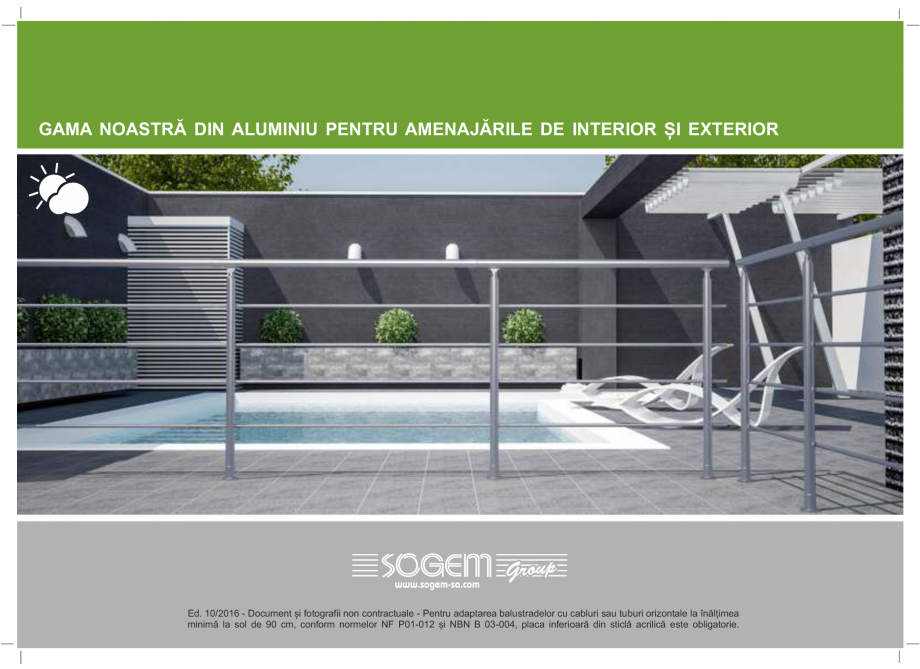 Pagina 16-Accesorii - Balustrade din lemn si din metal SOGEM Catalog, brosura Romana 
