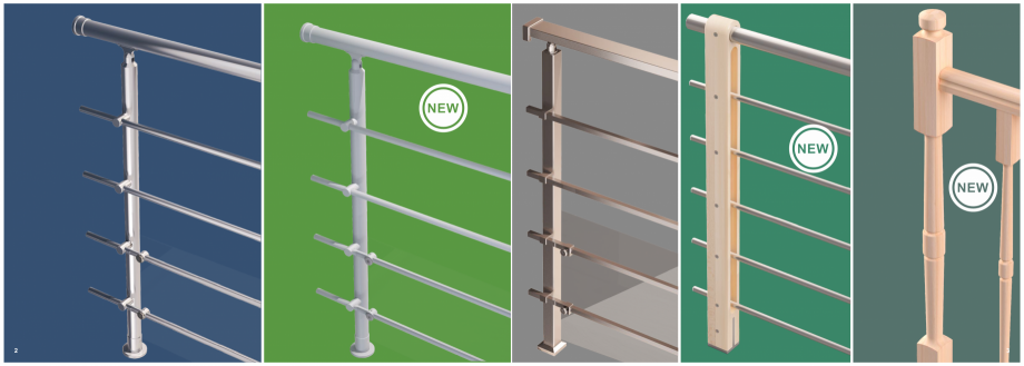 Pagina 2-Accesorii - Balustrade din lemn si din metal SOGEM Catalog, brosura Olandeza 
