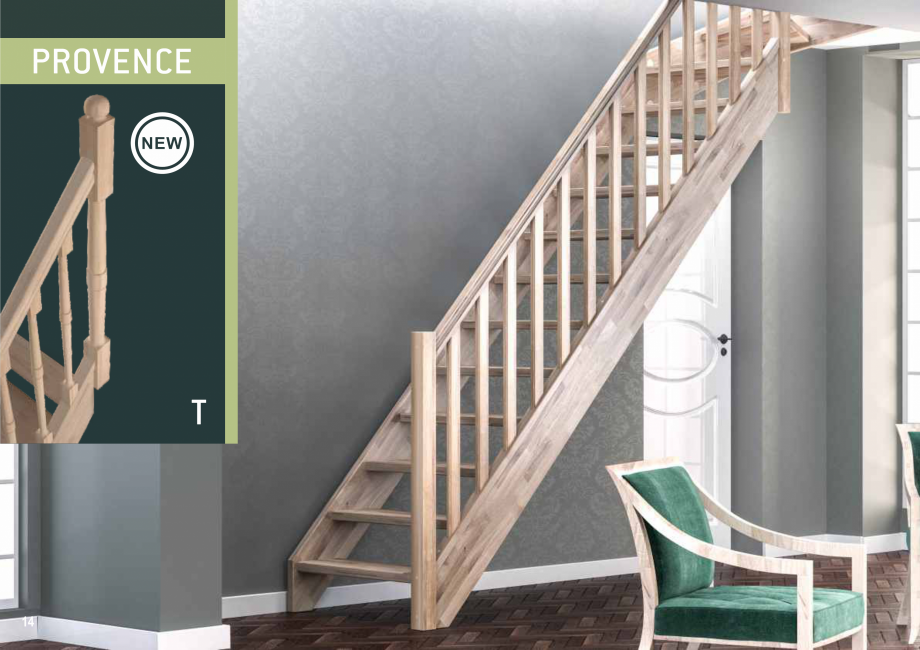 Pagina 15-Scari in kit din lemn si din metal SOGEM Catalog, brosura Romana, Engleza, Germana, Franceza,...