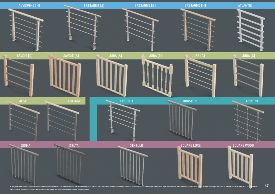Pagina 48-Scari in kit din lemn si din metal SOGEM Catalog, brosura Romana, Engleza, Germana, Franceza,...