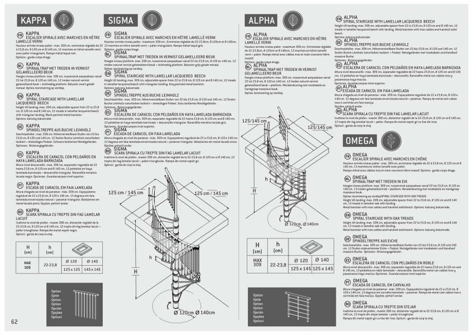 Pagina 63-Scari in kit din lemn si din metal SOGEM Catalog, brosura Romana, Engleza, Germana, Franceza,...