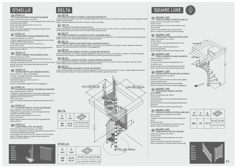 Pagina 64-Scari in kit din lemn si din metal SOGEM Catalog, brosura Romana, Engleza, Germana, Franceza,...