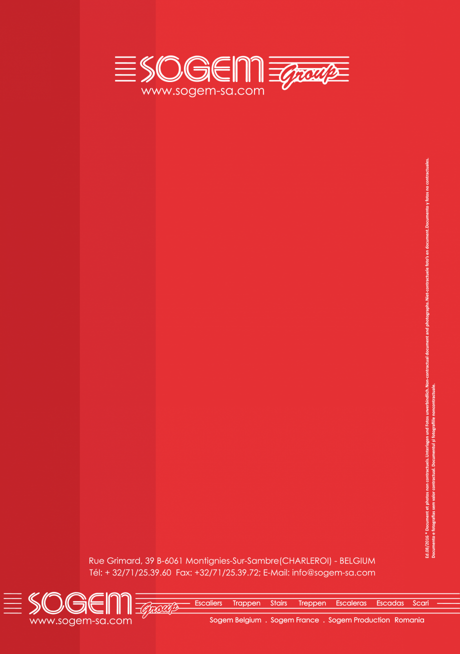 Pagina 15-Scari din lemn si din metal - Colectia Volcano SOGEM Catalog, brosura Romana, Engleza, Germana,...