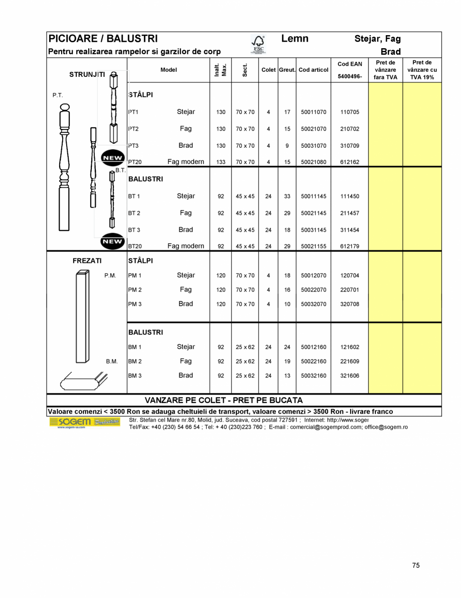 Pagina 81-Scari moderne SOGEM Gomera Specificații tehnice Romana 140x70
cm

12

52

62051074

Pret de...