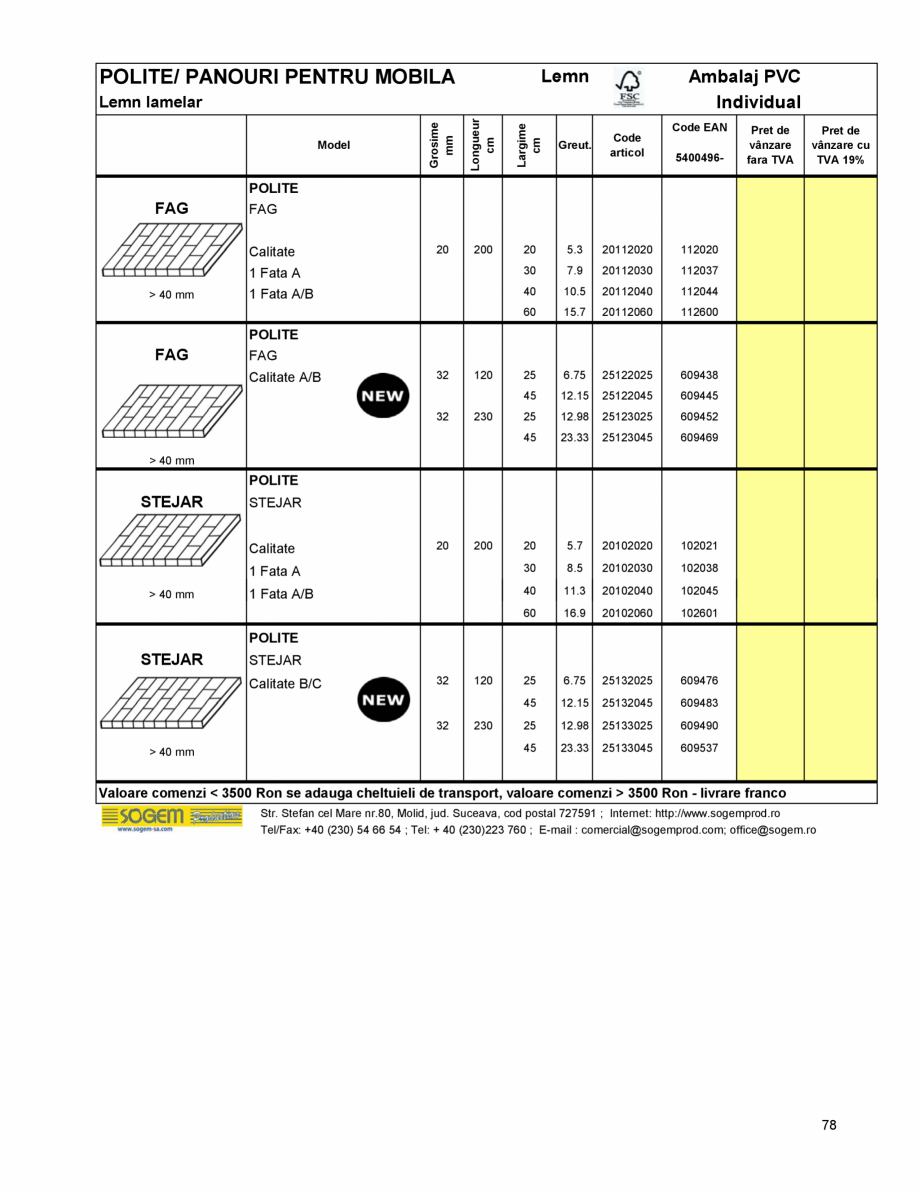 Pagina 85-Scari moderne SOGEM Gomera Specificații tehnice Romana ARA DE MIN. 5 cm
MAI LARG CA SI SCARA
Str....